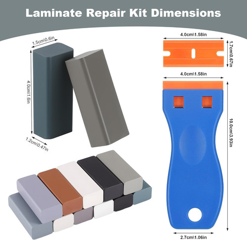 Grey laminate floor repair - grey,
