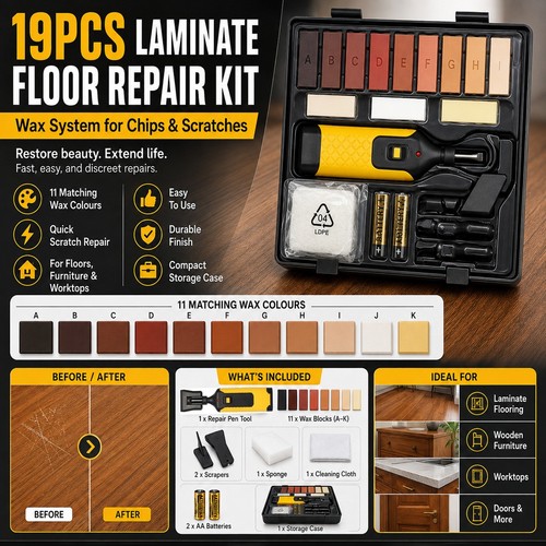 19pcs laminate floor - 19pcs,